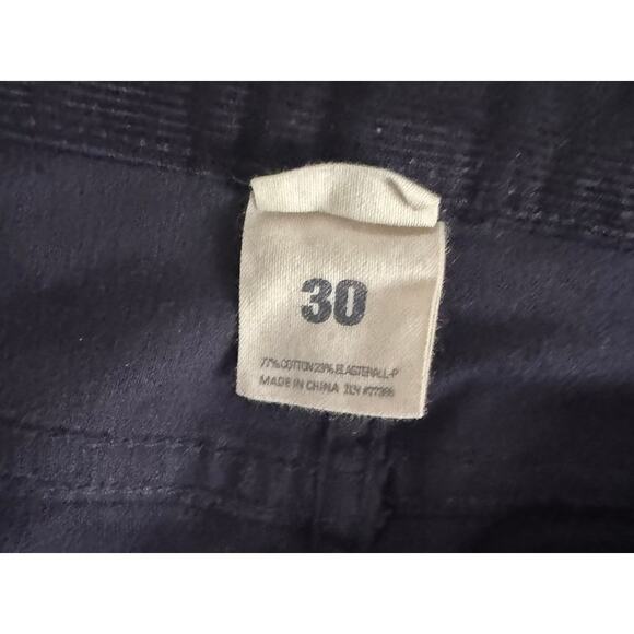 J. Crew Womens Size 30 Navy Blue Corduroy Pants - Picture 4 of 9